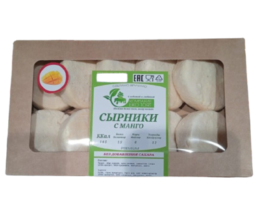 Сырники с манго ЭКО без сахара 500гр - фото 25248