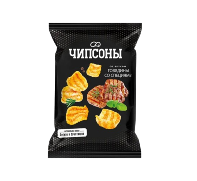 Чипсы "Чипсоны" Говядина со специями 40 гр. - фото 25352