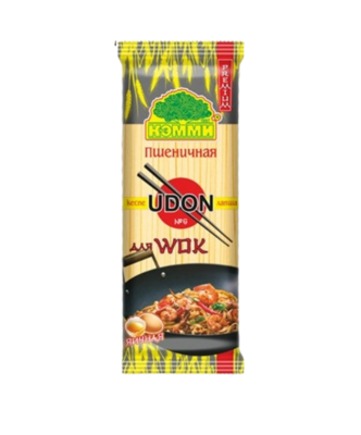 Лапша пшеничная Premium Udon №6 для WOK яичная 250 гр - фото 25488