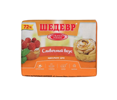 Масло Шедевр 72% 180гр - фото 25583