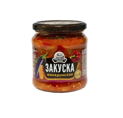 Закуска овощная Македонская 460гр - фото 25639
