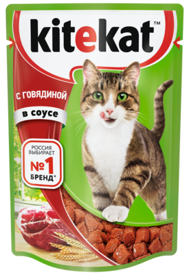 Кити-Кэт Соус с говядиной 85гр. - фото 25981
