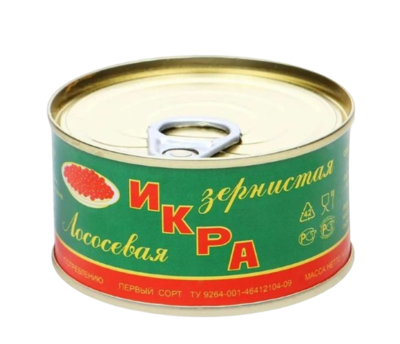 Икра лососевая Ресурс зернистая,ж/б, 75гр - фото 26032