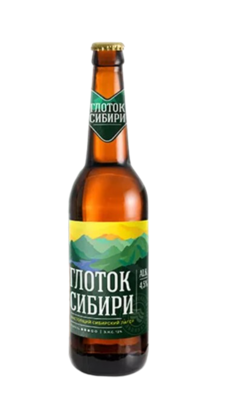 Пиво Глоток Сибири 0.45л - фото 26256