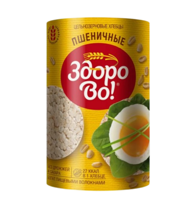 Хлебцы пшеничные подсоленые 100гр - фото 26605