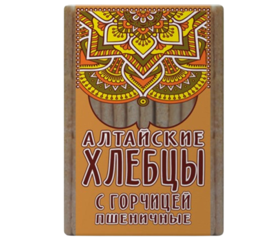 Хлебцы Алтайские пшеничные с горчицей 75гр - фото 26617