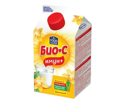 БИО-С Имун+ со вкусом ванили 0,5л жир 3,2% - фото 26749