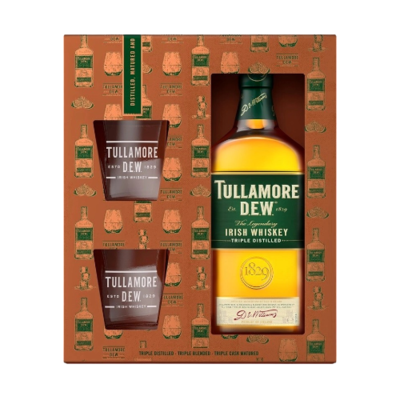 Виски Tullamore Dew Original  0,7л с бокалом - фото 26913