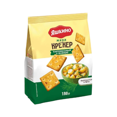 Крекер картофельный с зеленью мини 180г  - фото 26916
