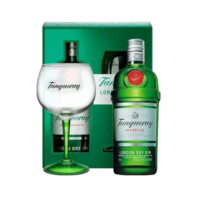 Джин Tanqueray London Dry Gin  0.7л+ 1 бокал - фото 26977