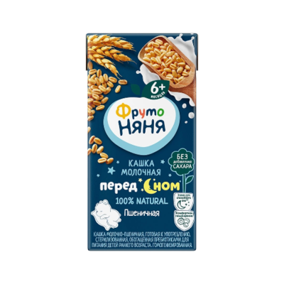 Кашка Фруто-Няня молочная -пшенная тыква-персик 0,2 л - фото 27034