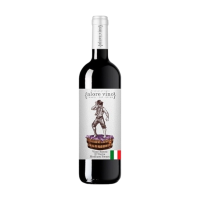 Вино ALORE VINO ROSSO MEDIUM SWEET кр/п/сл 0,75л Италия - фото 27071