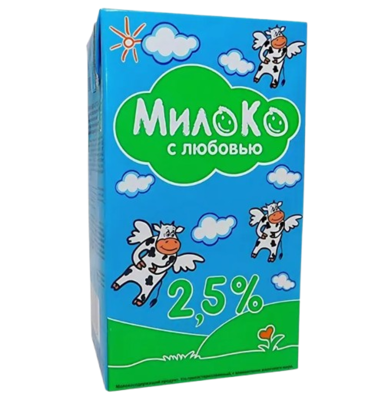 Милоко 2,5% 0,95л - фото 27077
