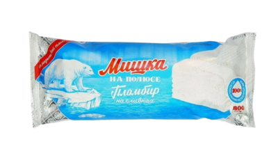 Мороженое Мишка на полюсе Полено пломбир 400гр - фото 27308