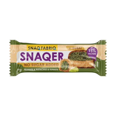 TM SNAQ FABRIQ Батончик глазированный Арахис с фисташкой и хрустящим тестом 50 г. - фото 27441