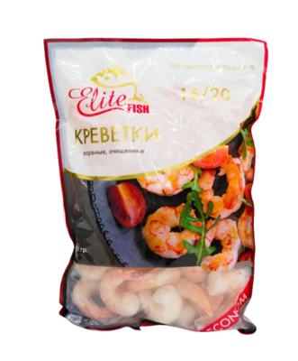 Креветка варено-мороженая очищенная 16/20 HLSO Fish Dream - фото 27803