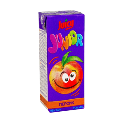 Сок JUNIOR Персик 0,2л. - фото 28038