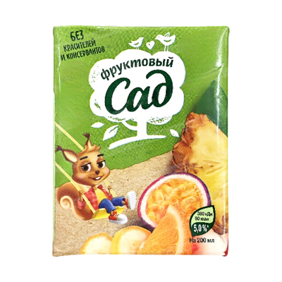 Сок Фруктовый Сад Мультифрукт с мякотью 0.2 л - фото 28197