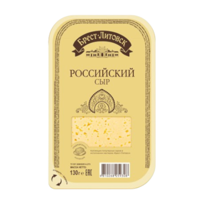 Сыр САВ Брест-Литовск  Российский 130гр - фото 28242