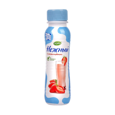Напиток Campina Нежный Клубника 285гр - фото 28305