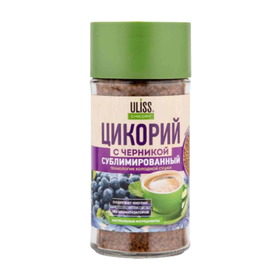 Цикорий ULISS Chicory с экстрактом черники ст/банка 85 гр - фото 28445