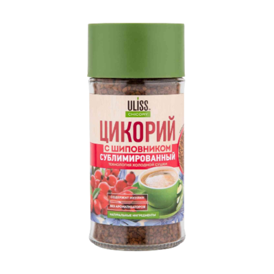 Цикорий ULISS Chicory с экстрактом шиповника ст/банка 85 гр - фото 28446