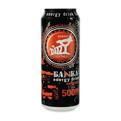 Энергетический напиток в банке Dizzy Energy-JABE Original безалк 0,5л - фото 28594