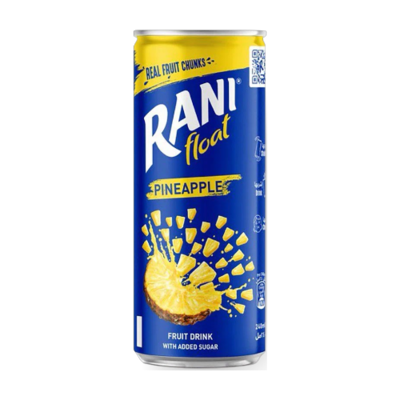 Напиток Rani Float Pineapple фруктовый с кусочками ананаса ж/б 240мл  - фото 28648