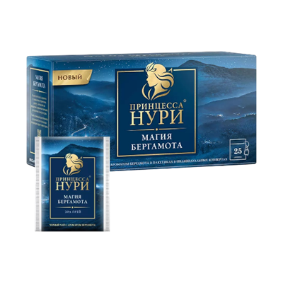 Чай черный Принцесса Нури Бергамот 25 пакетов - фото 28682