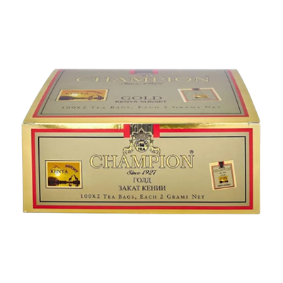 Чай CHAMPION KENYA TEA BAGS 100 пакетов - фото 28775