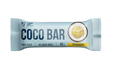 Батончик FFF Coco Bar протеиновый кокос-ананас 40 гр - фото 29124