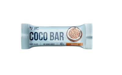 Батончик FFF Coco Bar протеиновый миндаль-кокос 40 гр - фото 29125