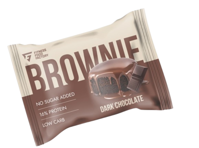 Печенье FFF Brownie протеиновое темный шоколад 50 гр - фото 29137