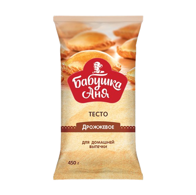 Тесто Бабушка Аня дрожжевое 450гр - фото 29176