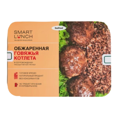 Нежная говядина с гречкой Sau Food SMART LUNCH, 300гр - фото 29181