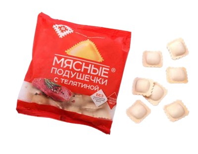 Мясные подушечки Брест с телятиной 430 гр - фото 29199