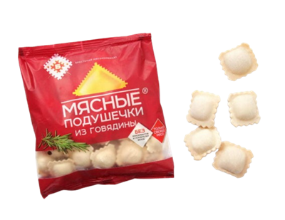 Мясные подушечки Брест из говядины 430гр - фото 29200