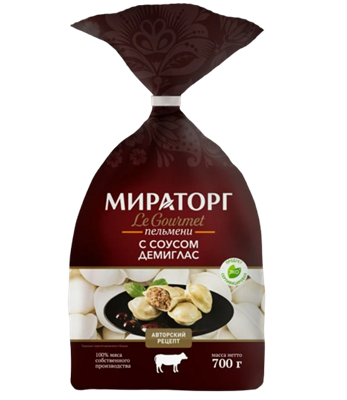 Пельмени Мираторг Le Gourment с соусом демиглас 700гр - фото 29224