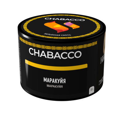 Бестабачная смесь для кальяна Chabacco Маракуйя, 50гр - фото 29250