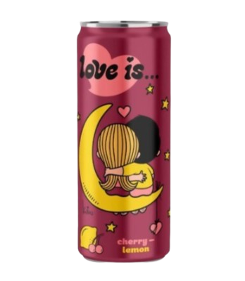 Напиток Love is вишня и лимон газированный ж/б 0,33л - фото 29399