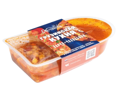 Грузинская кухня Холодушка Харчо+Чахохбили, 550гр - фото 29423