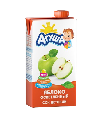 Сок Агуша Яблоко осветленный 0,5л - фото 29517