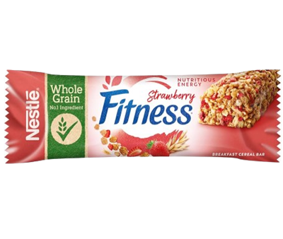 Батончик Fitness Злаковый с клубникой 23,5гр - фото 29708