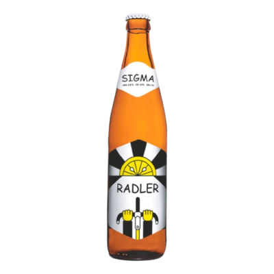 Пивной напиток SIGMA RADLER ФРУКТОВОЕ ПИВО 2,5% ст.бут Алматы 0,5л - фото 29733