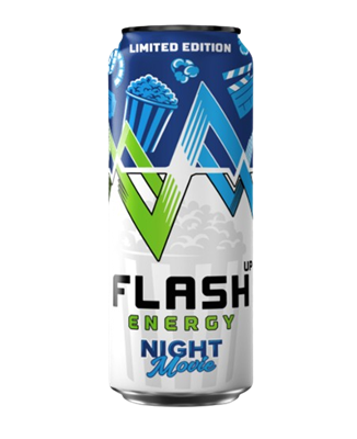 Энергетический напиток FLASH Energy Night Movie ж/б 0,45л - фото 29828