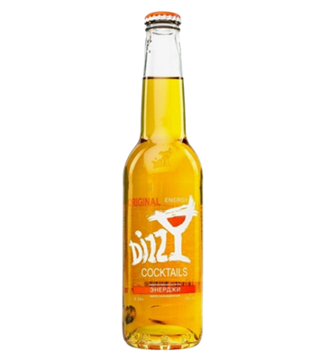Энергетический напиток Dizzy Energy без/алк ст.бут. 0,33л - фото 29834