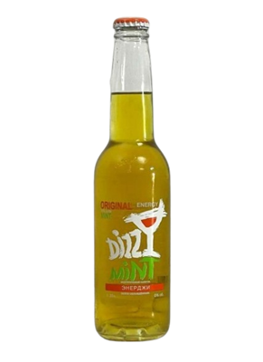 Энергетический напиток Dizzy Energy MINT без/алк ст.бут. 0,33л - фото 29835