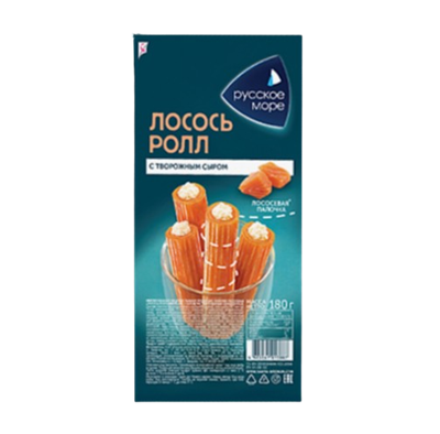 Палочки крабовые Краб-ролл имитация с сыром 180гр - фото 30103