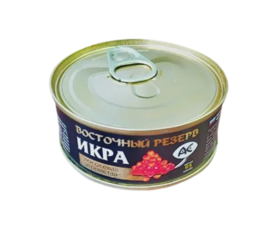 Икра лососевая зернистая Восточный резерв 95гр ж/б - фото 30108