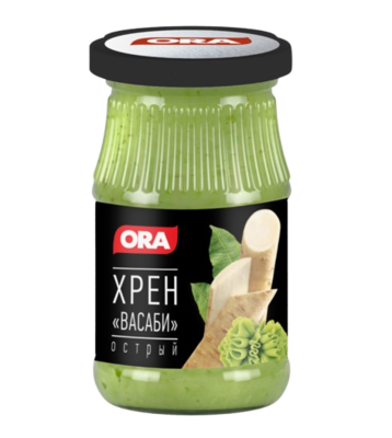 Хрен ORA столовый острый с васаби 170гр - фото 30319